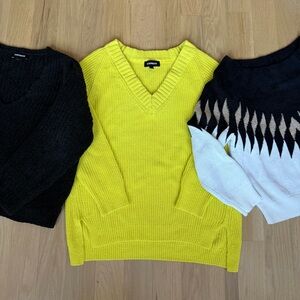 Lot of 3 Express Women’s Sweaters